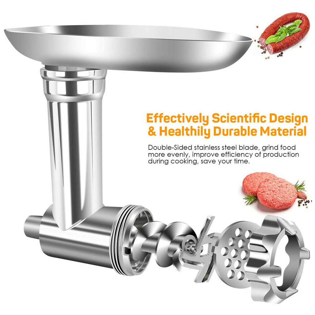 Meat Grinder Attachment - เครื่องบดอาหารสิ่งที่แนบมาเครื่องตัดและเครื่องหั่นเนื้อ Stuffer สําหรับอุปกรณ์เสริมเครื่องผสมอาหาร