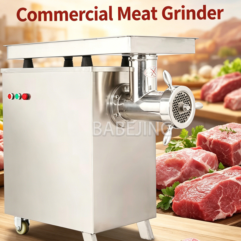 Meat Grinder Attachment - เครื่องบดเนื้อสแตนเลสทนทาน ขนาดใหญ่ สำหรับบดเนื้อสด เนื้อวัว และพริก สำหรับใช้ในครัว