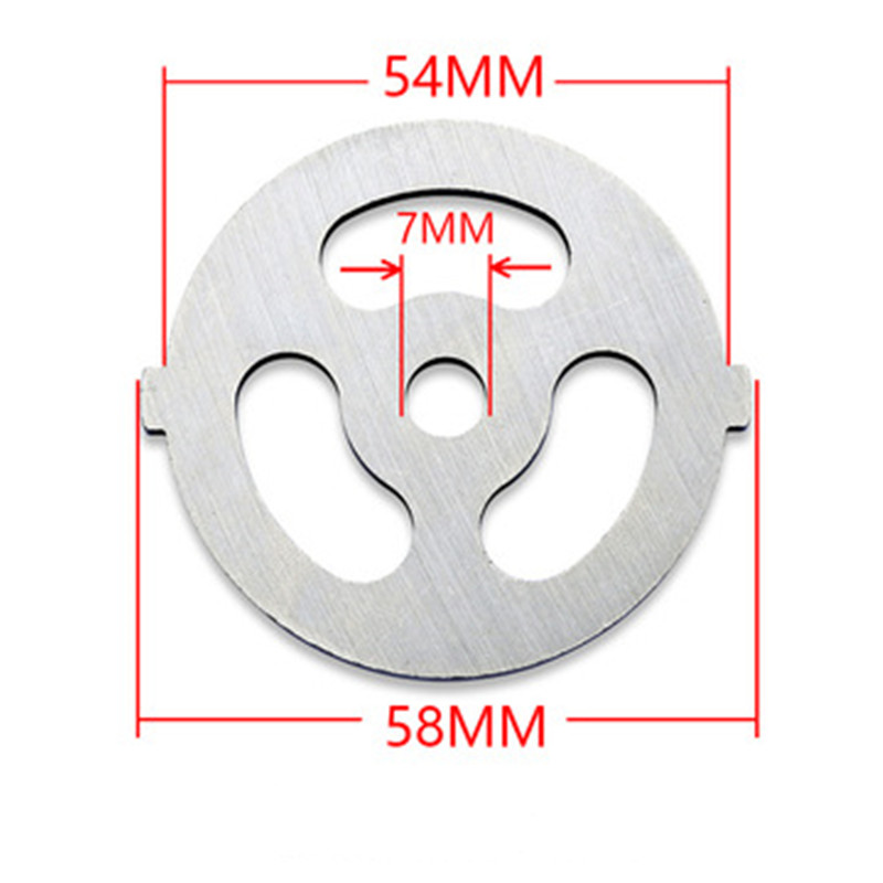 Meat Grinder Attachment - 3-Hole Enema เครื่องบดเนื้อมีดสำหรับ Moulinex KITFORT1371/2103 Dauken