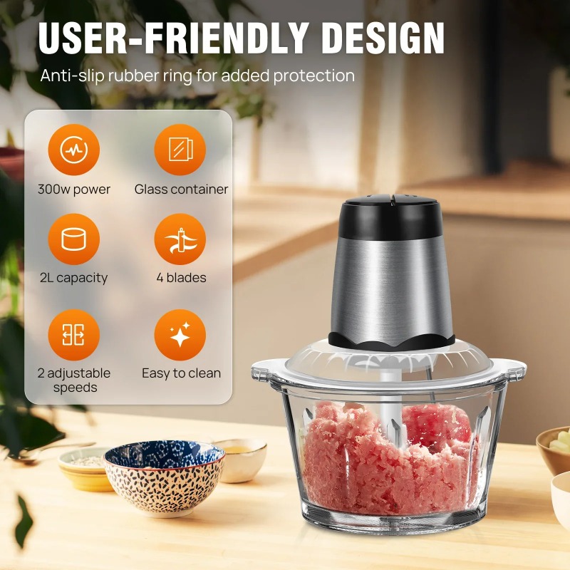 เครื่องบดเนื้อไฟฟ้า 2 ลิตร เคร - Meat Grinder Attachment บทวิจารณ์และราคา
